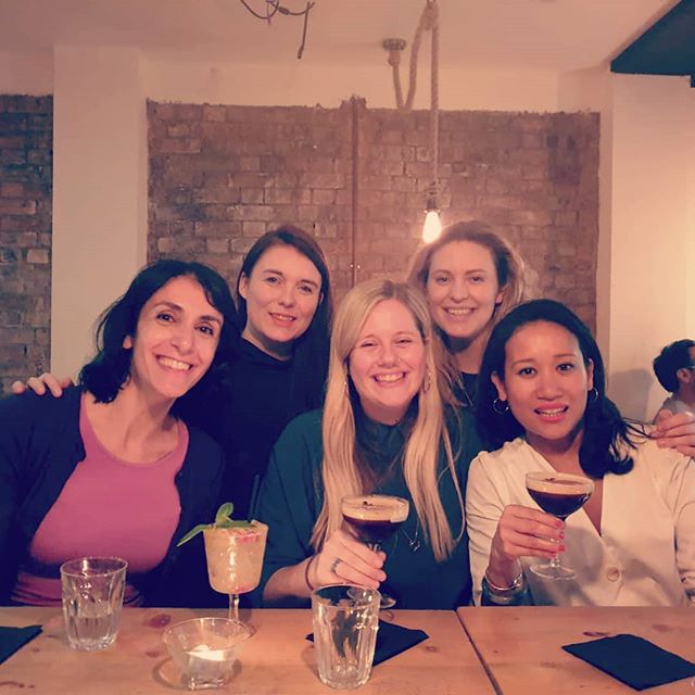 Out in London Town with these four wondrous women this evening. Thanks so much for making my birthday so special. I am a very lucky lobster. Love you all so much 😘 xxx