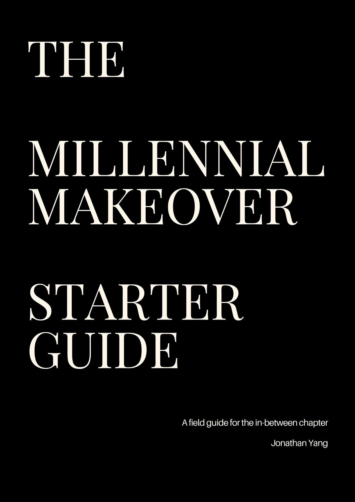 Millennial Makeover Starter Guide