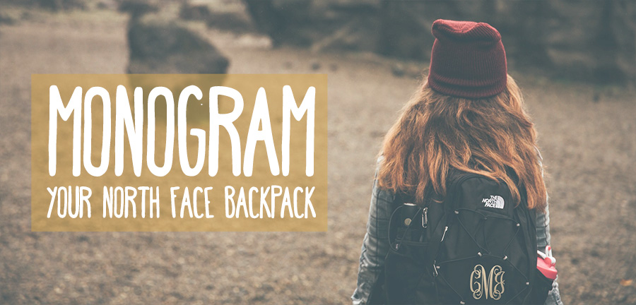 north face monogram backpack
