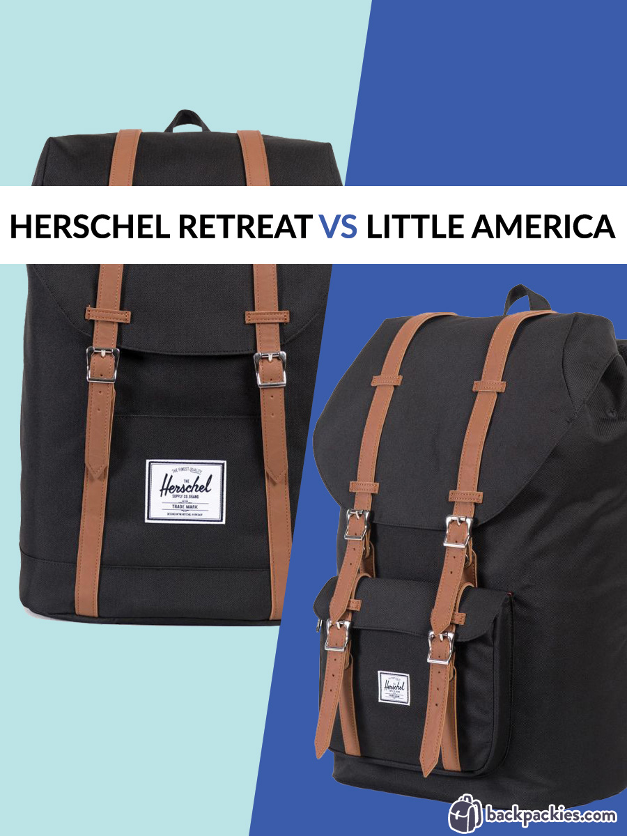Herschel Retreat vs Little America - What's the Difference? | Backpackies