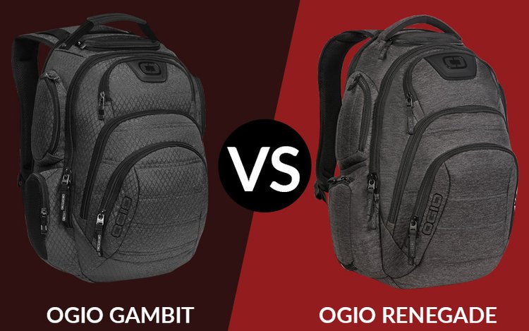 Ogio Renegade vs Gambit backpack comparison - What's the difference ...