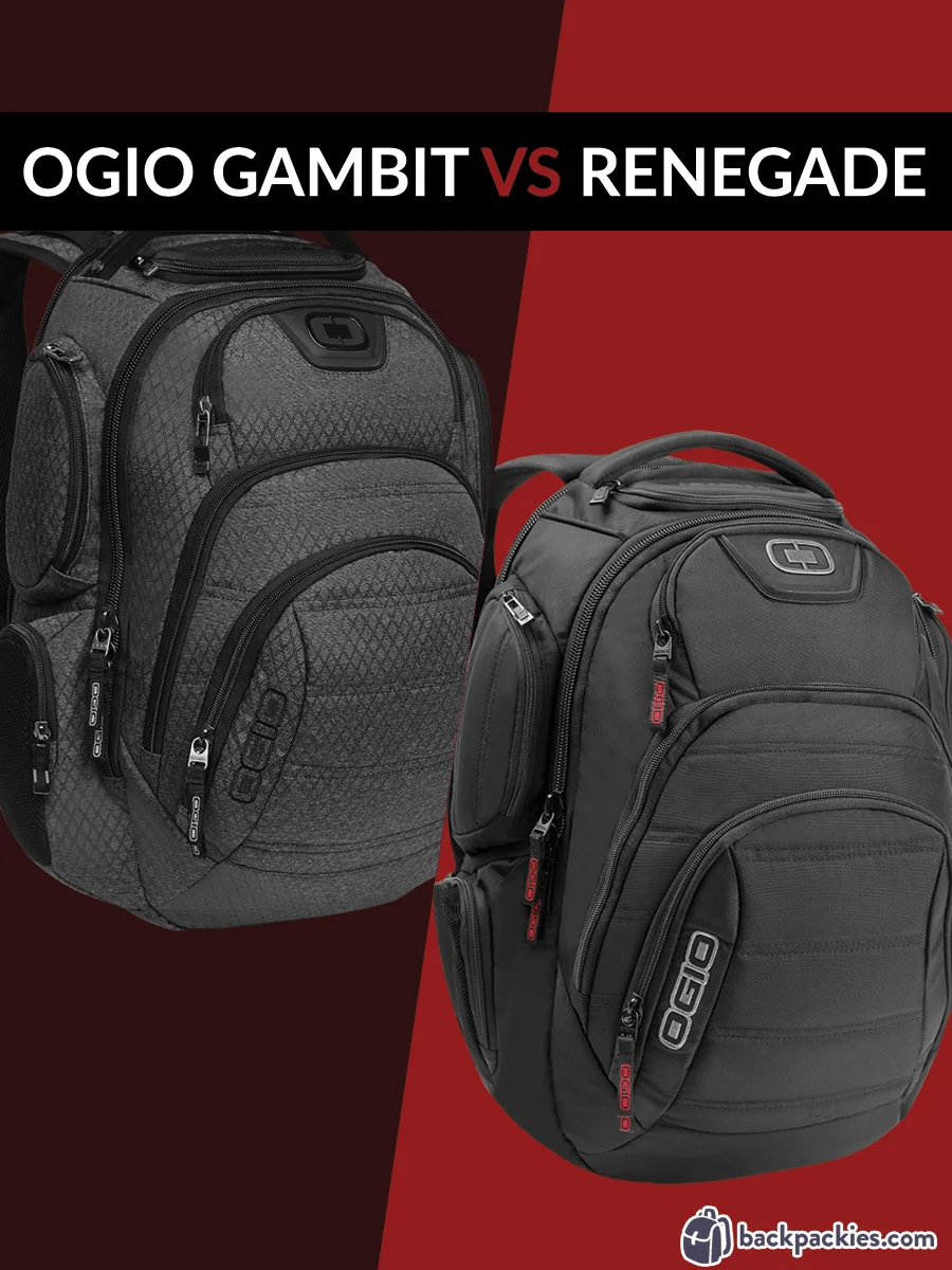 Ogio Renegade Vs Gambit Backpack Comparison What S The Difference Backpackies