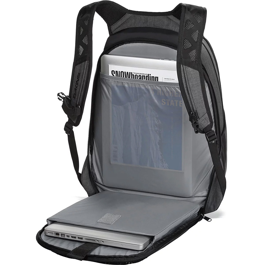 Black 17 Inch Adventure Laptop Backpack