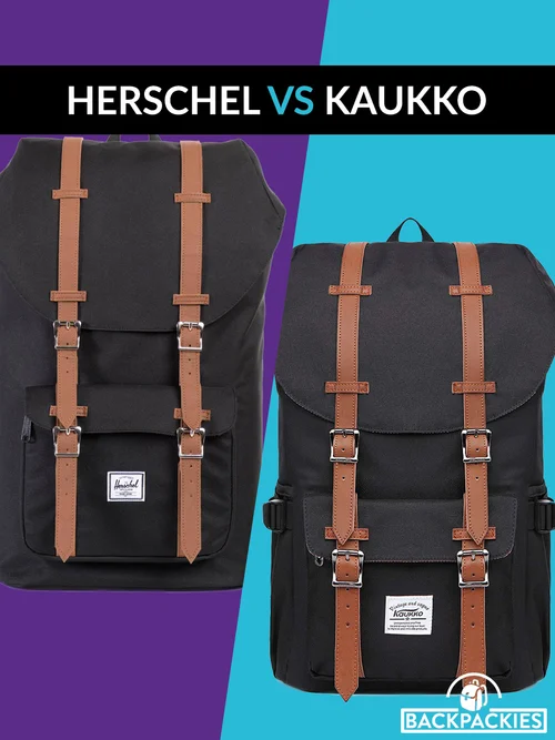 Kaukko vs Herschel backpack comparison - What's the difference? |  Backpackies