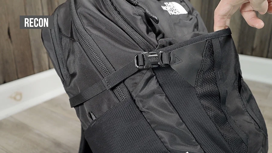 The North Face Recon front stash pocket