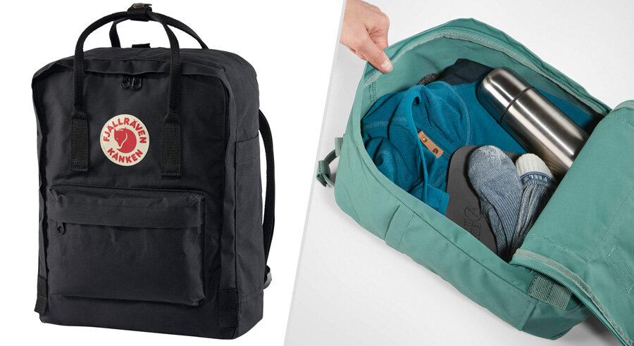 travel backpacks clamshell