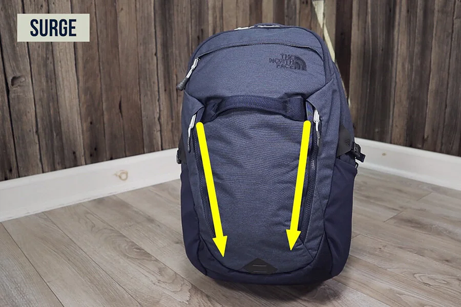 North Face Recon vs Surge HandsOn Comparison What's the difference