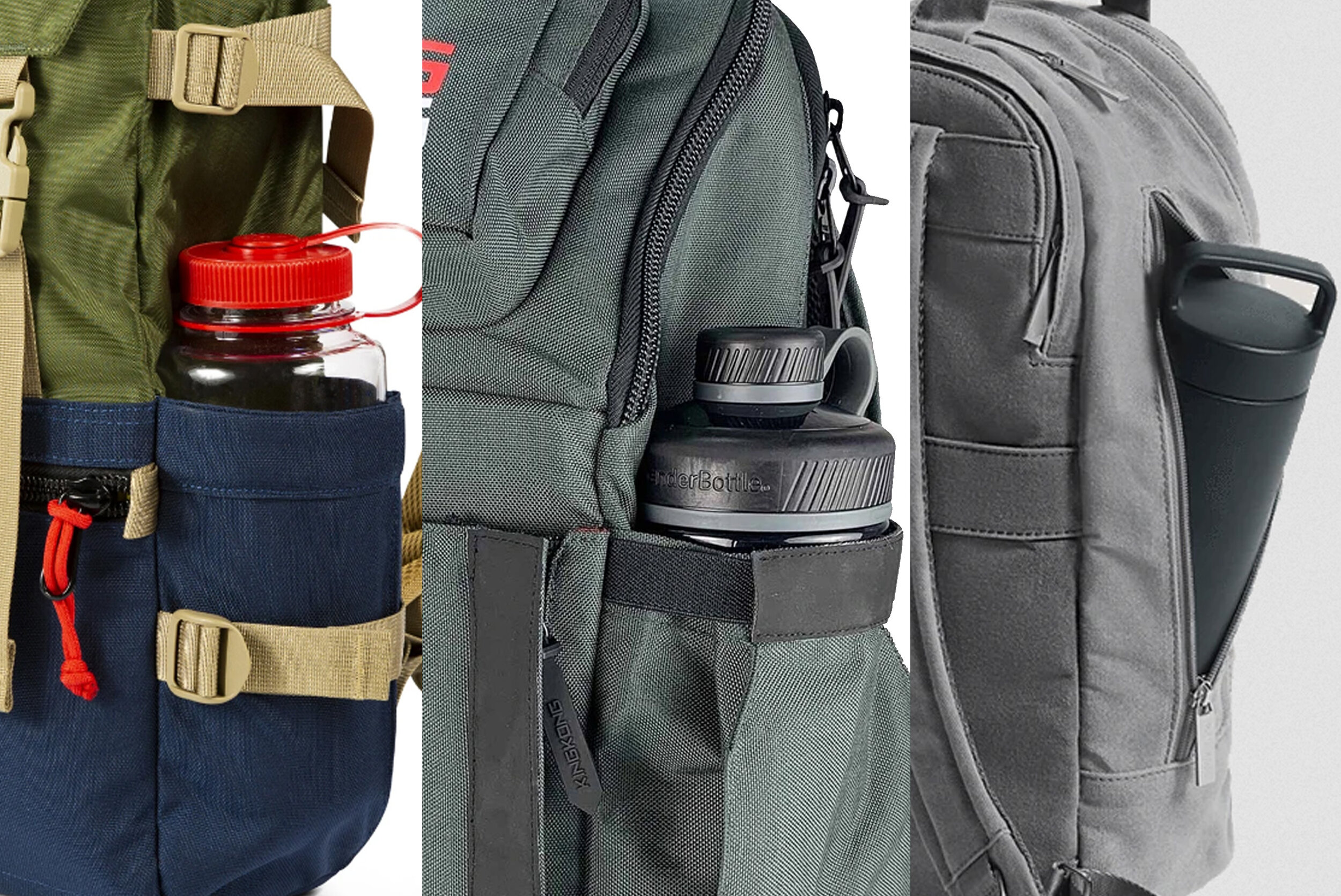 north face backpack with water bottle holder