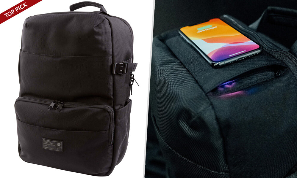Give Us Pizza Abduction Backpack Daypack Rucksack Laptop Shoulder Bag with USB Charging Port 