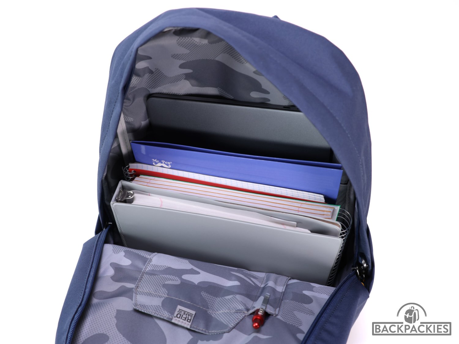 Inside the Pacsafe Go 25L backpack