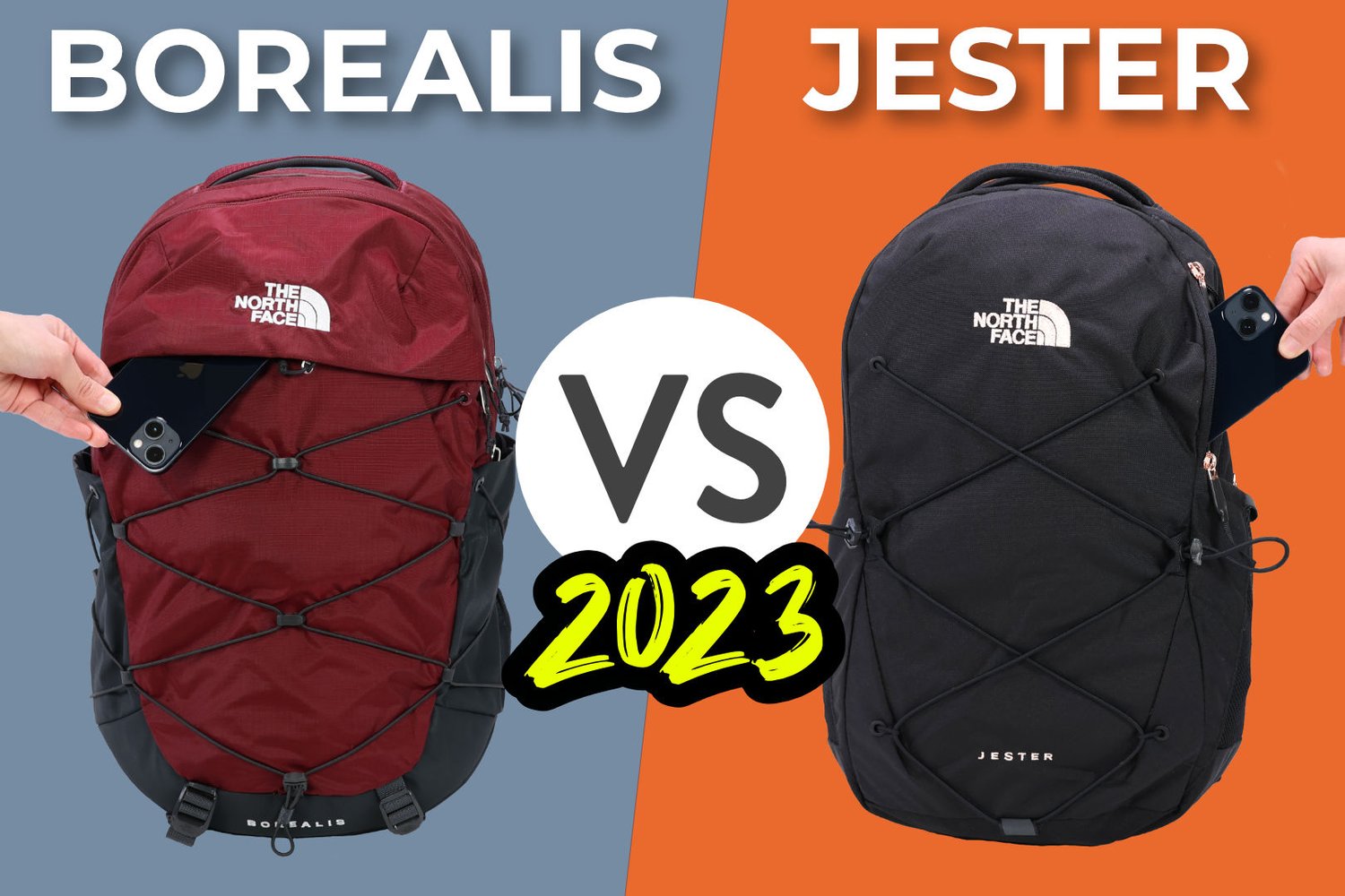 Tegenslag sokken Relatieve grootte The North Face Borealis vs Jester in 2023 - What's the Difference? |  Backpackies