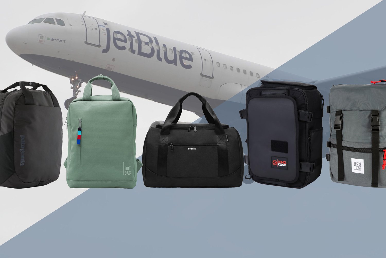  KT20 Under Seat 17x13x8 Max Sized Carry on Holdall Luggage  Personal Item Flight Bags for Jet Blue Airlines