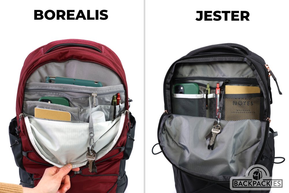 The North Face Borealis vs Jester - What’s the Difference? | Backpackies