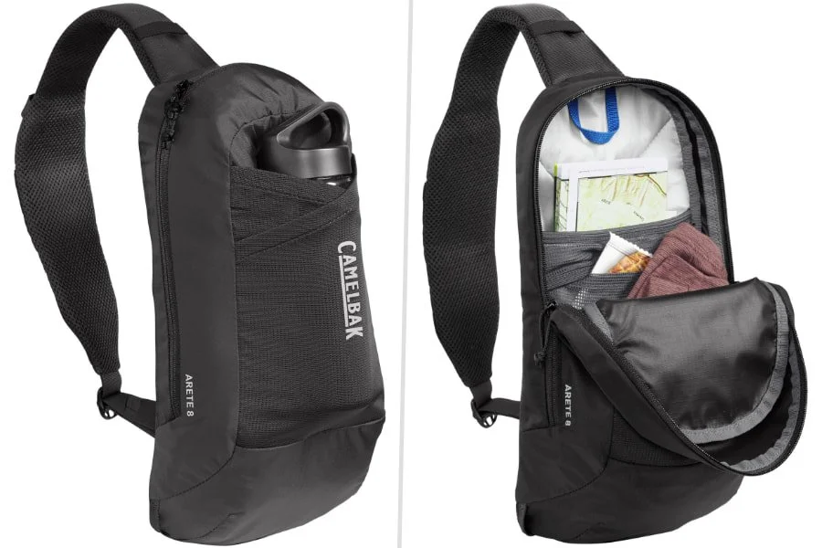 Bottle Pocket Mens Sling Bag With Water Bottle Holder Water Bottle