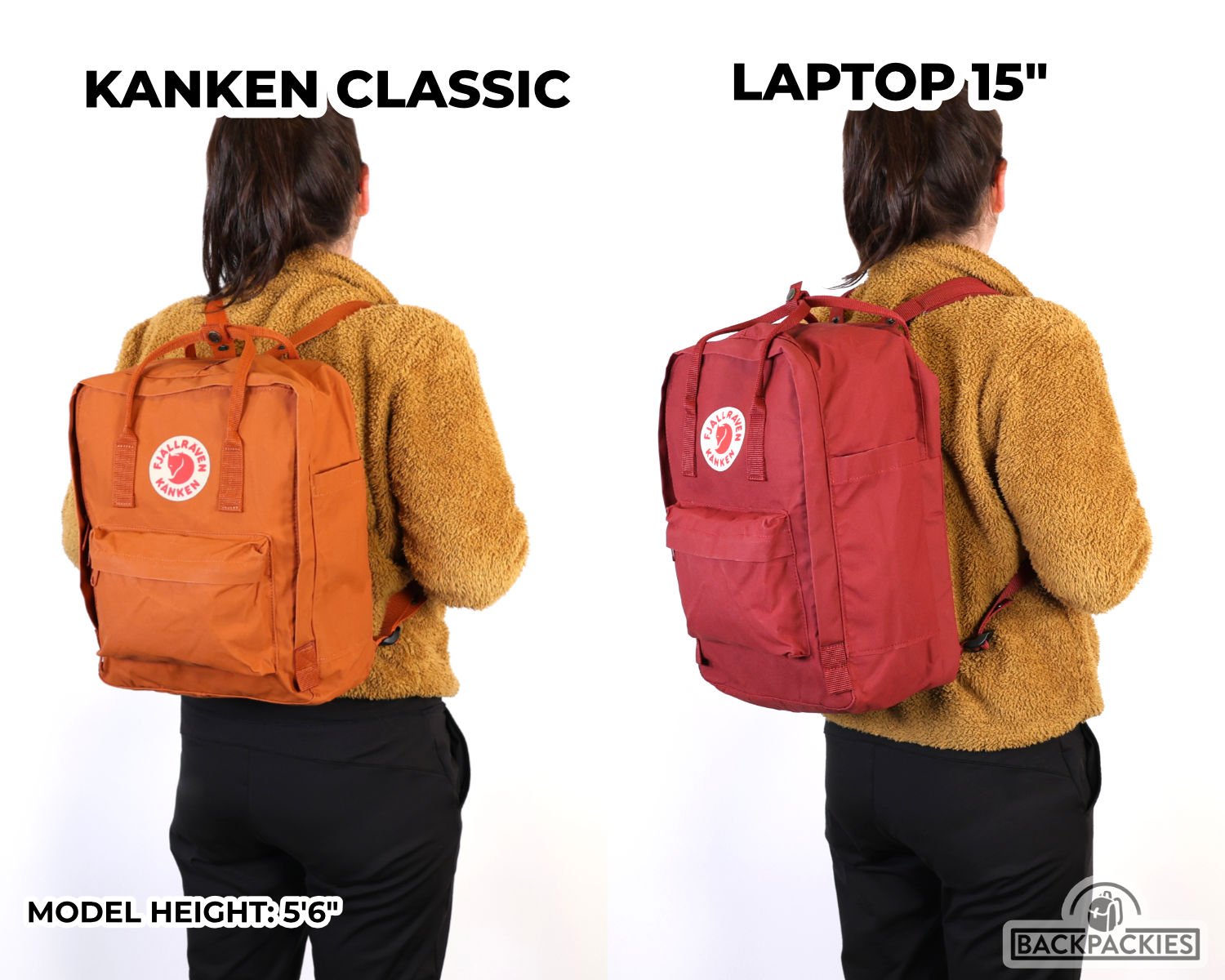Voorwaardelijk Uithoudingsvermogen lichten Fjallraven Kanken Classic vs Kanken Laptop (13", 15", 17") - What's the  difference? | Backpackies