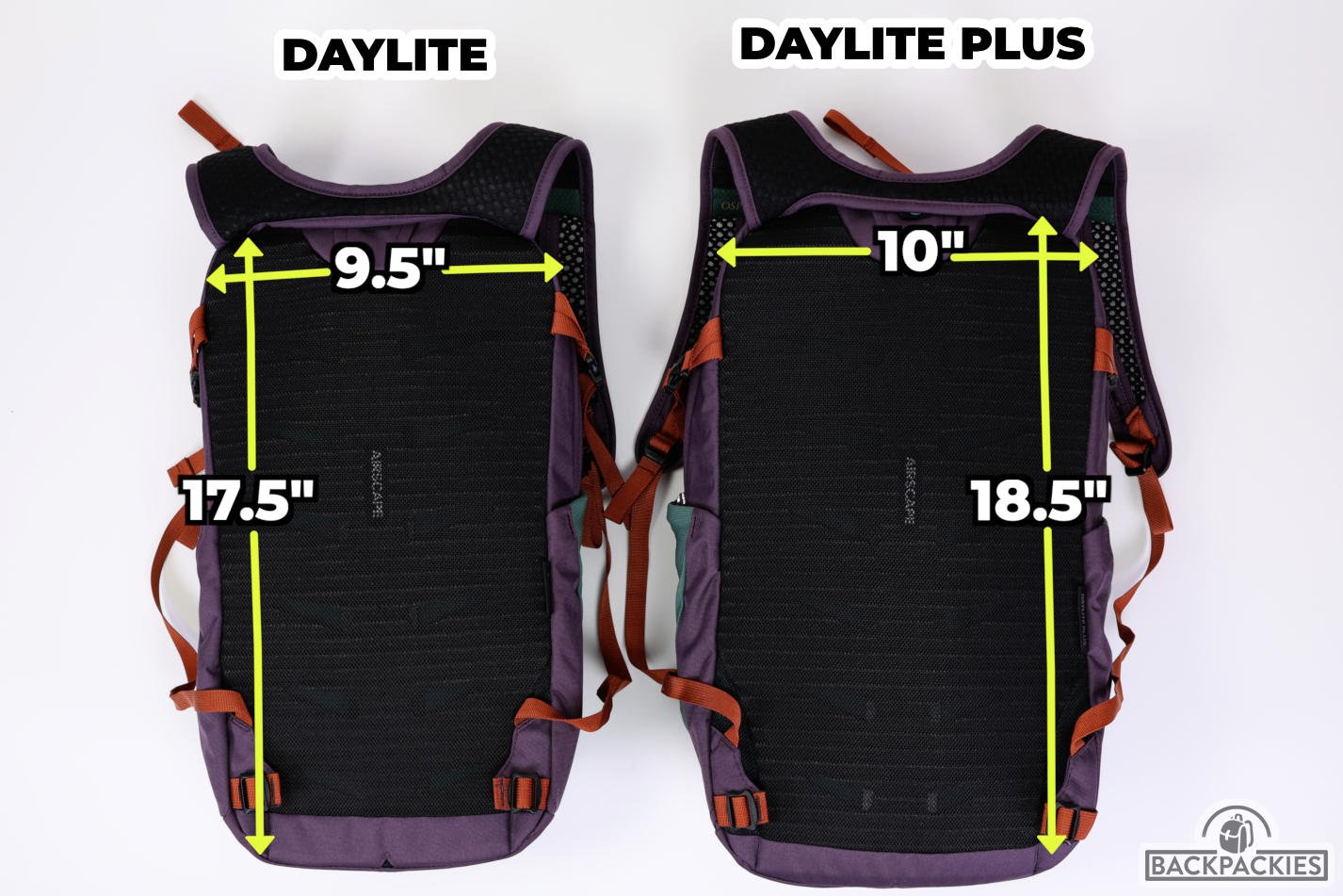 Osprey Daylite vs Daylite Plus 2023 Side by Side