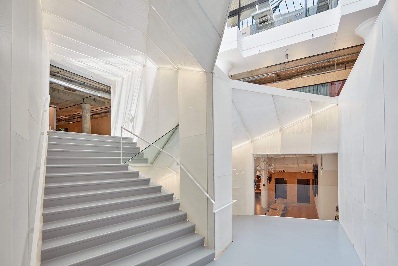 Pinterest Headquarters Knitted Stair Atrium