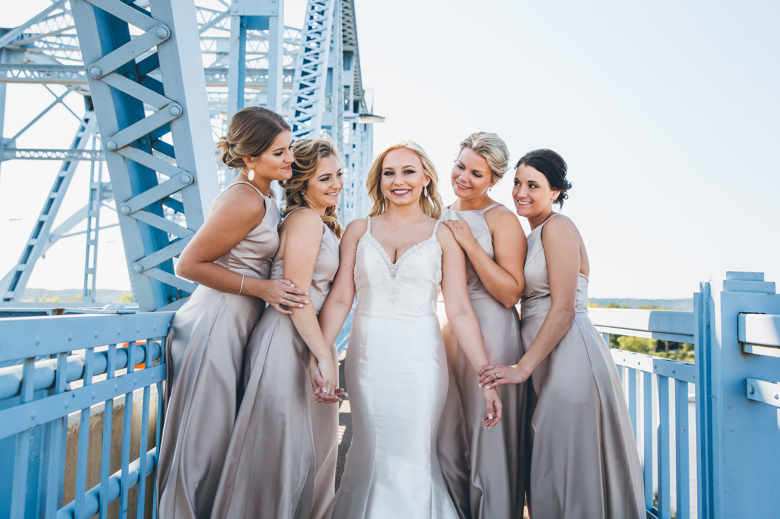 La Crosse, WI Wedding Photographers. La Crosse Bridge. Waterfront Wedding. cathedral wedding.