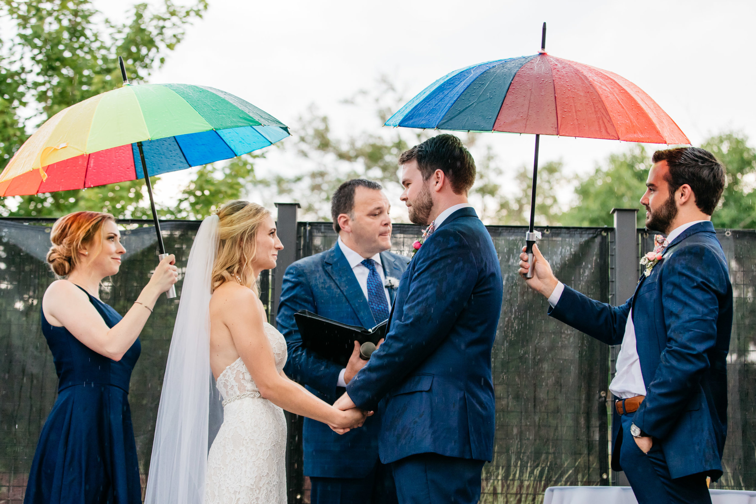 rainbow umbrellas prisma events