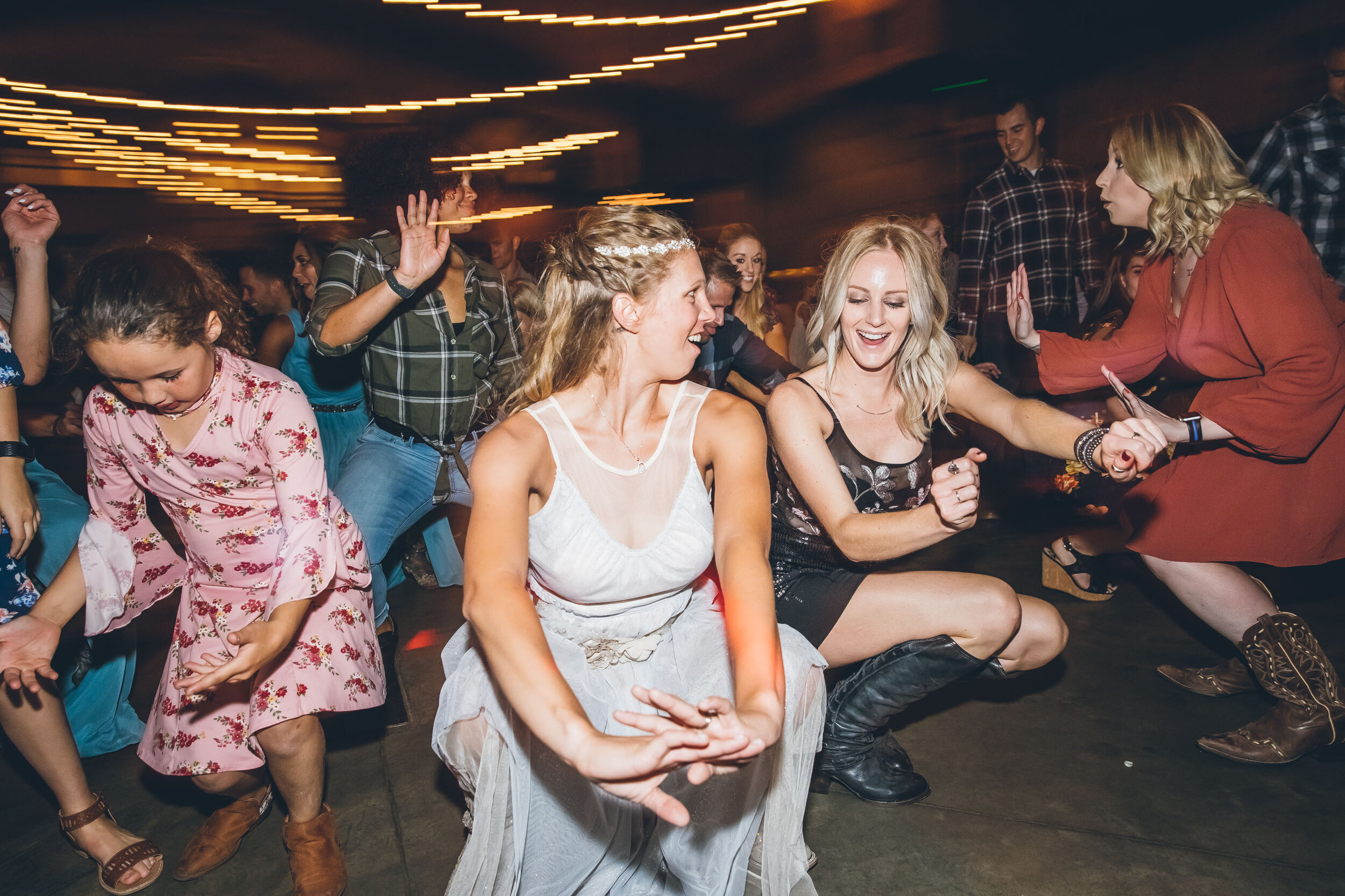 Dancing at wedding