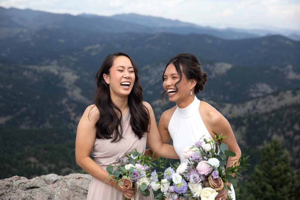 Candid Bridesmaid Boulder