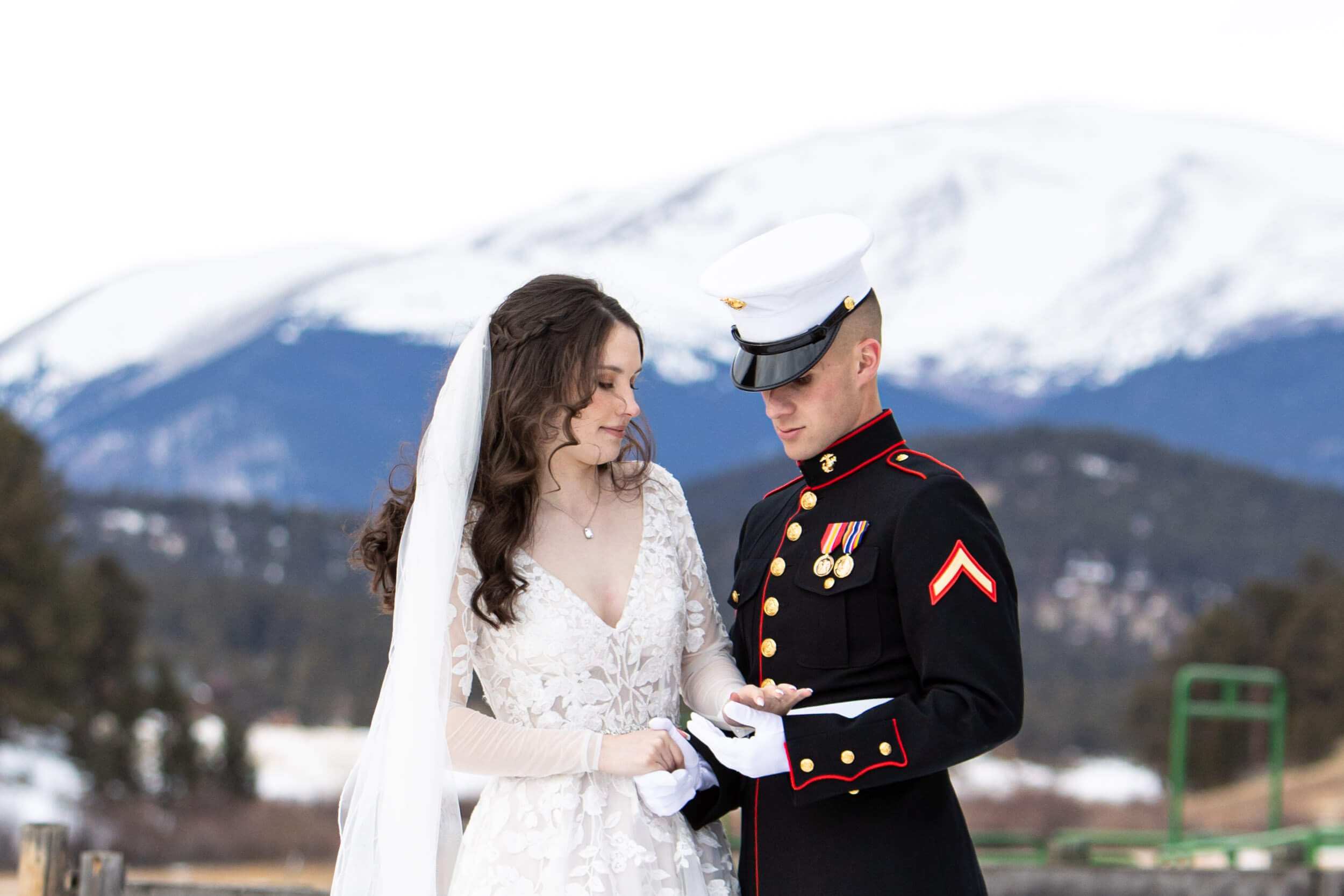 Winter Wedding Outdoor Photos- CliftonMarie Photography