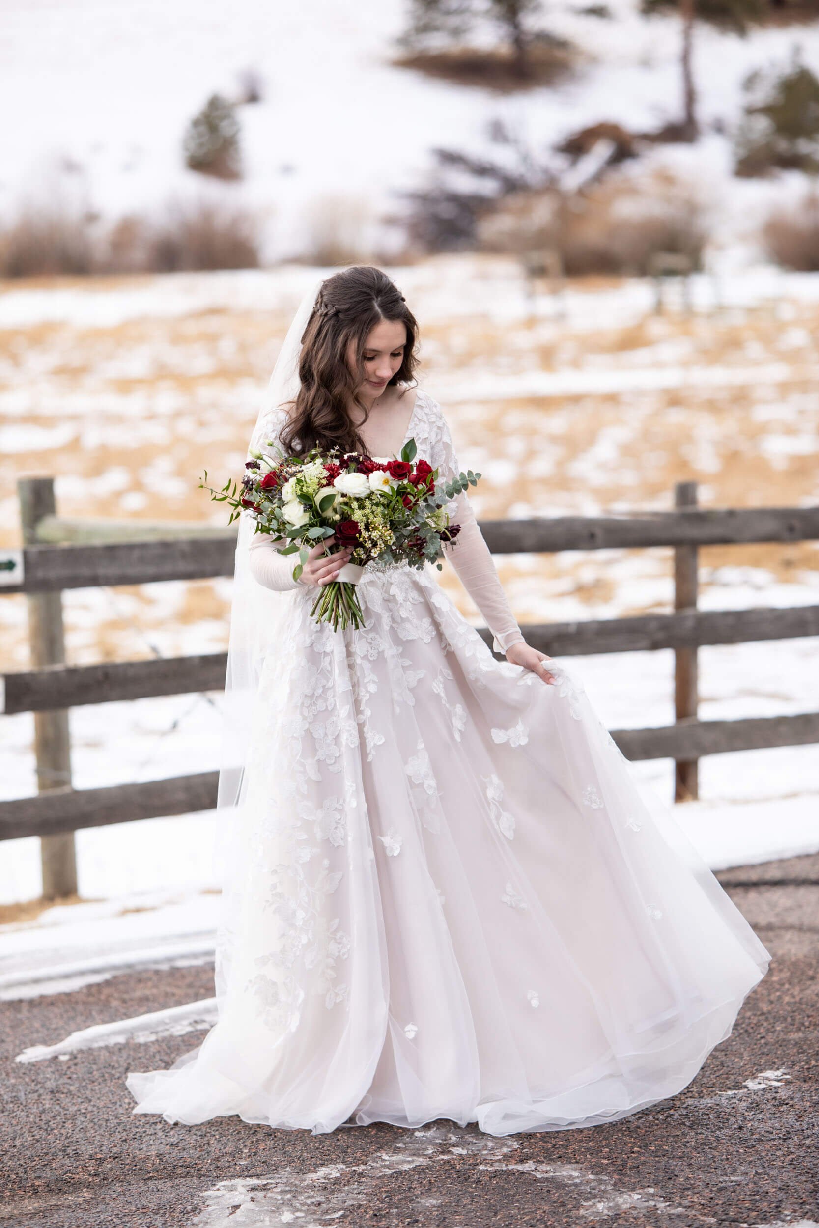Winter Wedding Photo Ideas- CliftonMarie Photography