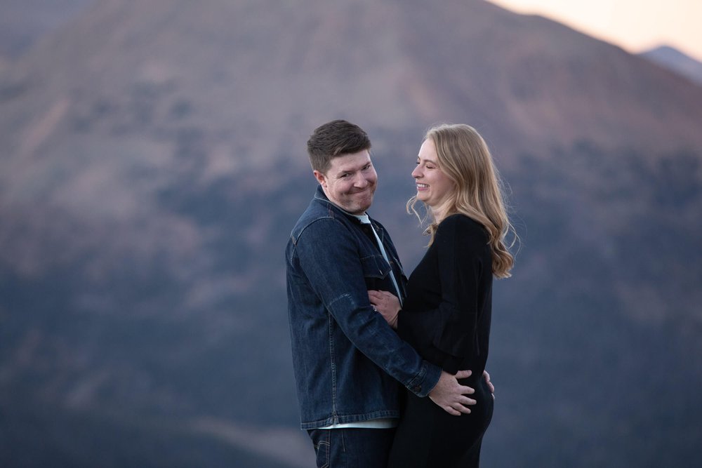 Funny Engagement Photos  in Colorado