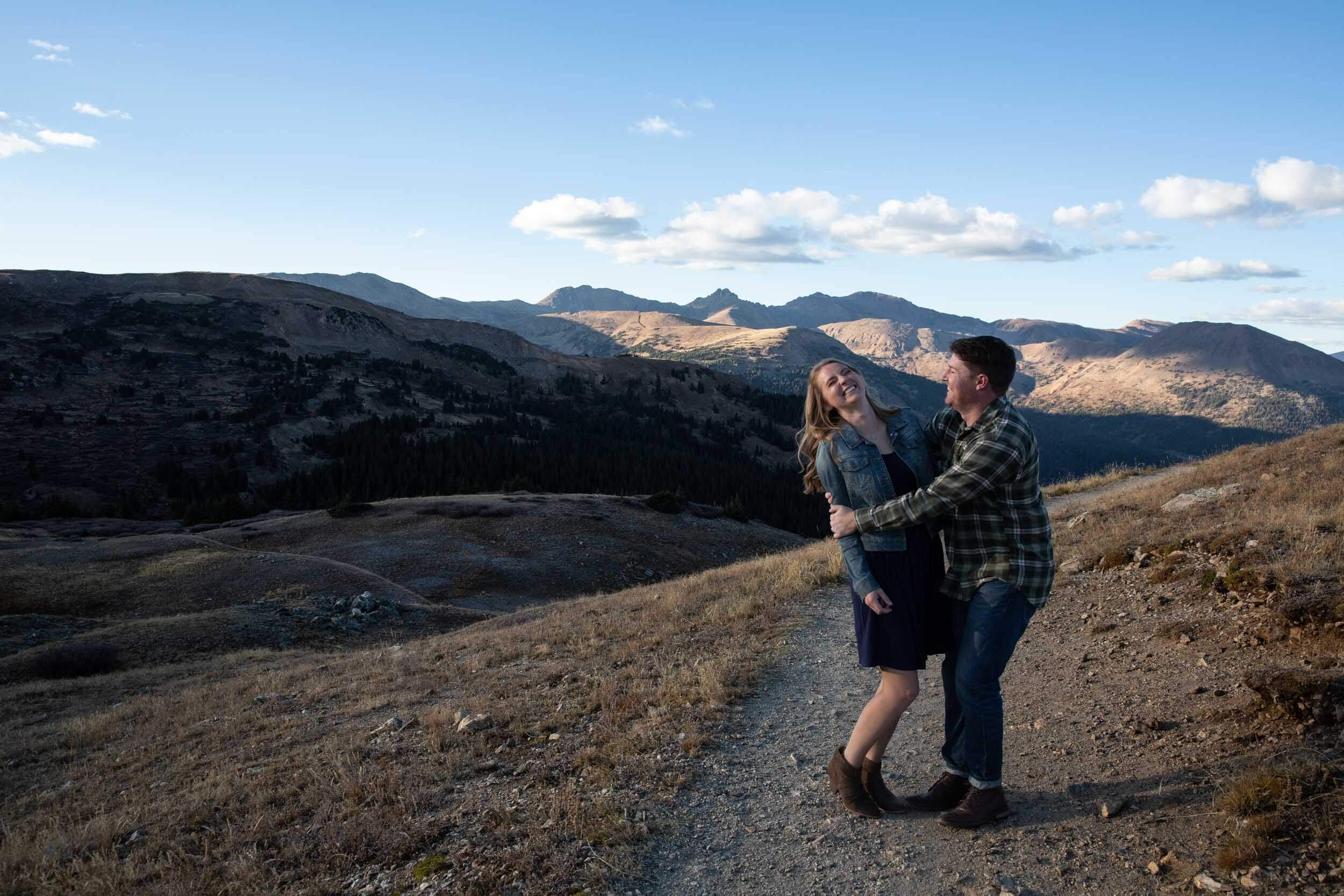 Loveland Pass Engagement Photos