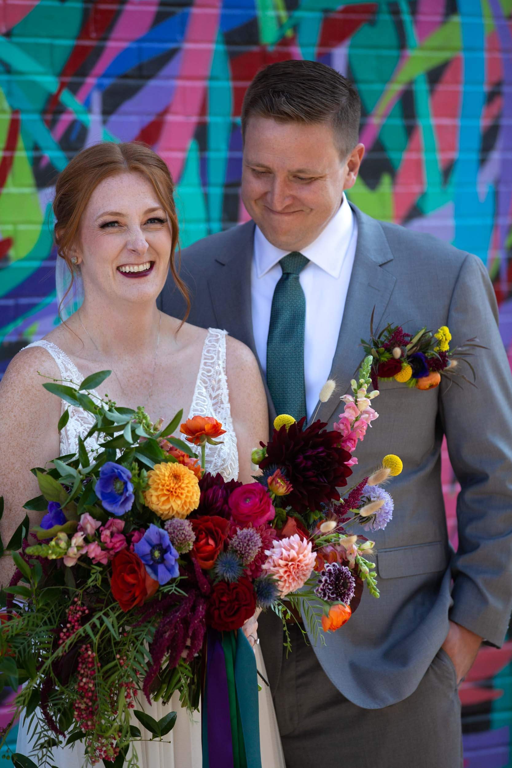 Wedding Party in Rino Denver by CliftonMarie Photography