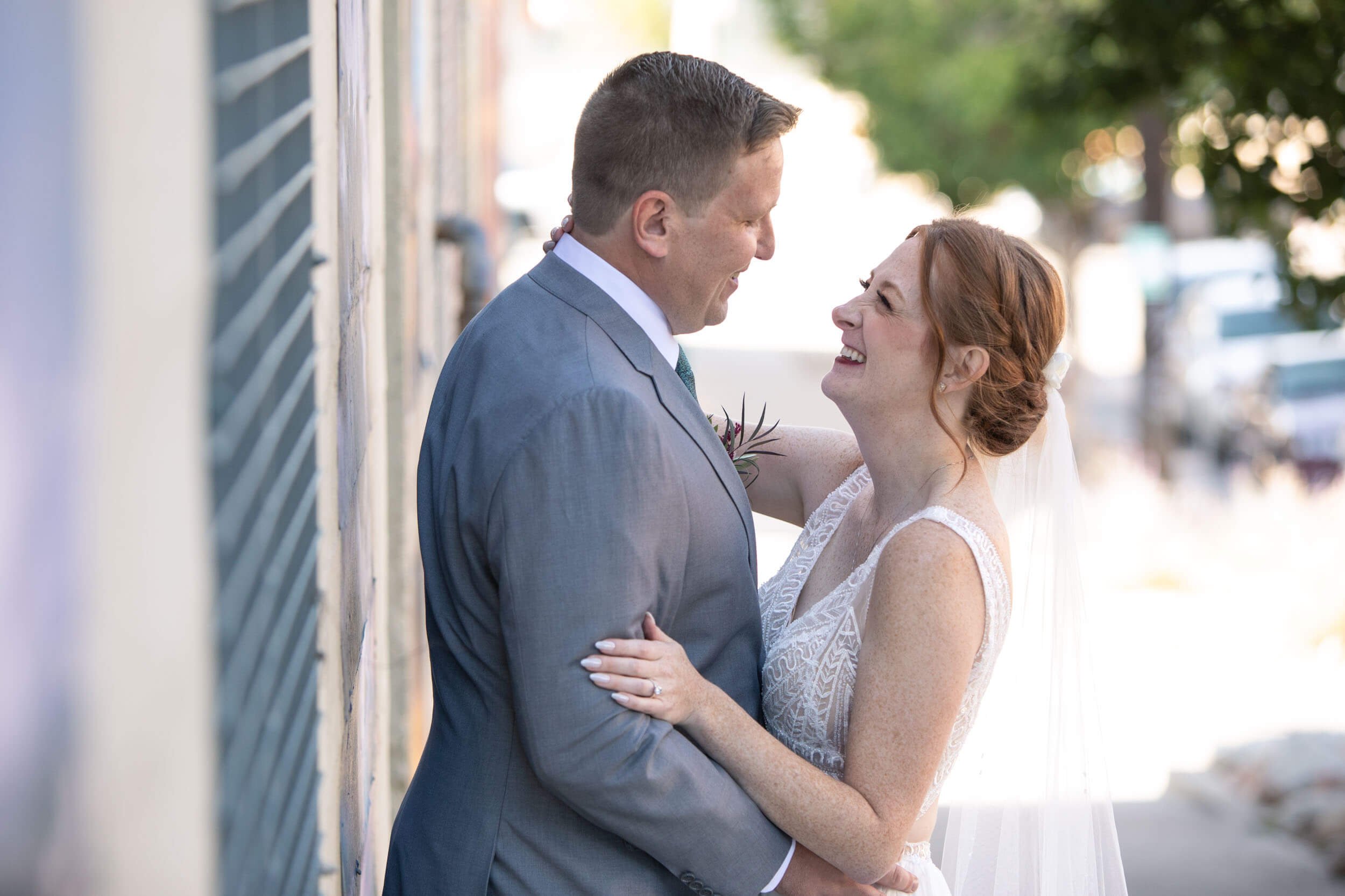 Wedding Party in Rino Denver by CliftonMarie Photography