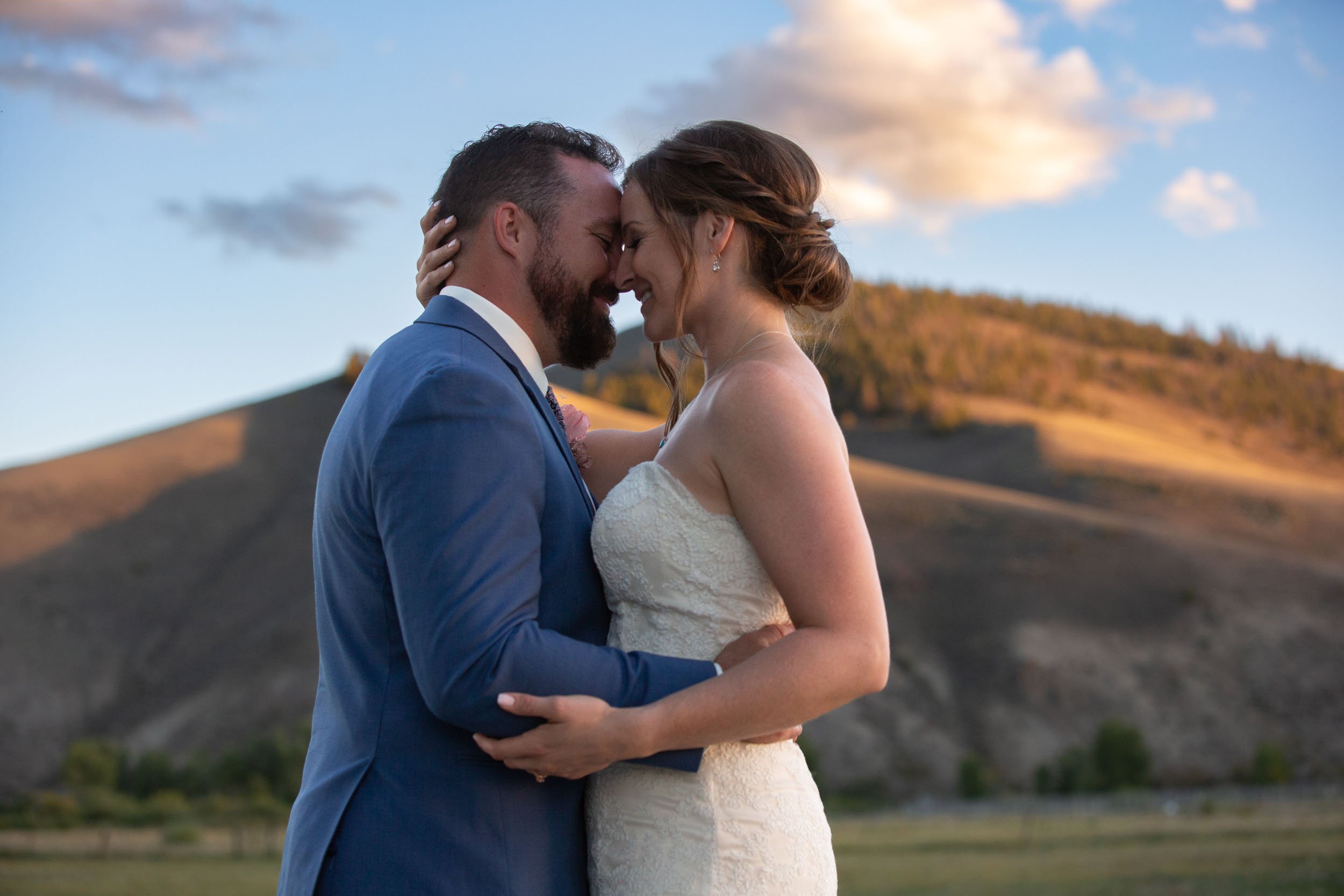 Bride and Groom  in Colorado by CliftonMarie Photography