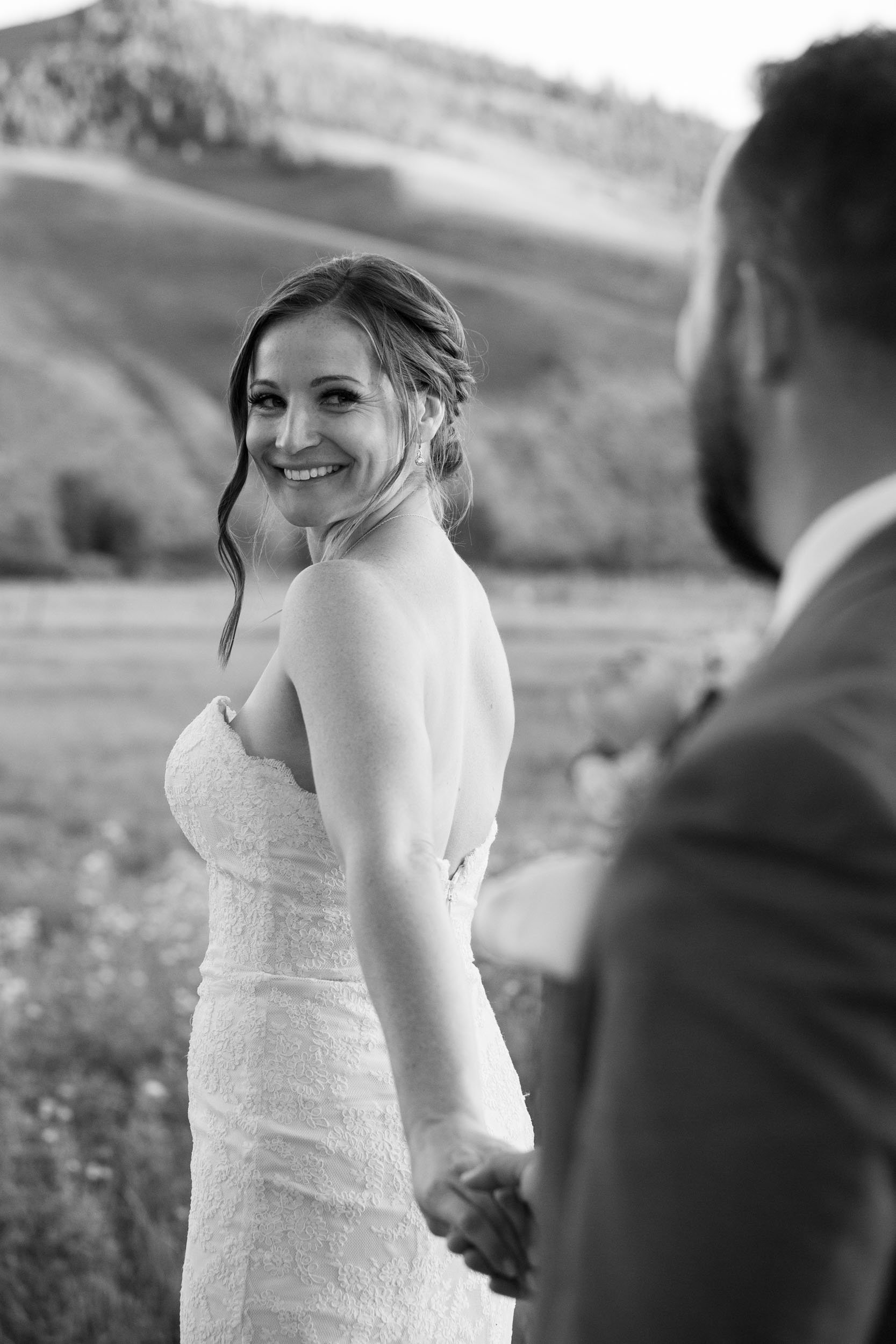 Bride and Groom  in Colorado by CliftonMarie Photography