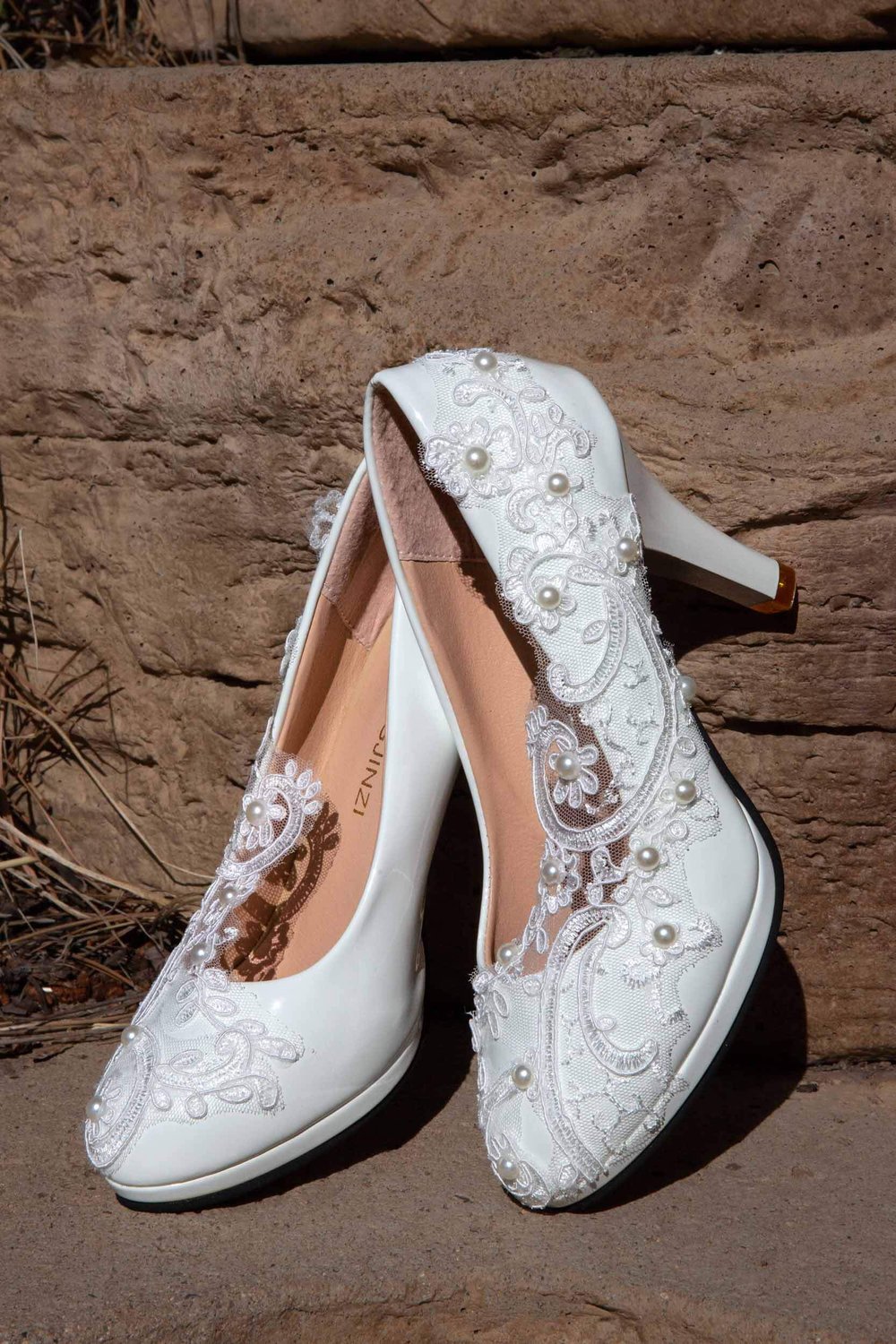 Bridal Shoes at della terra mountain chateau