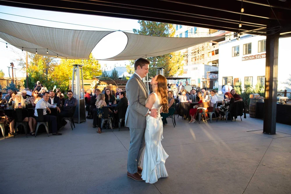 First Dance Photos at Ironton Distillery 