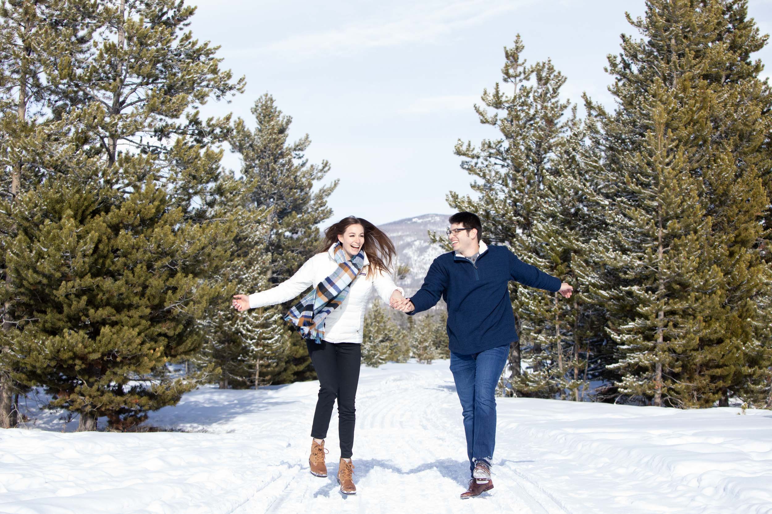 Proposal Photos in Winter