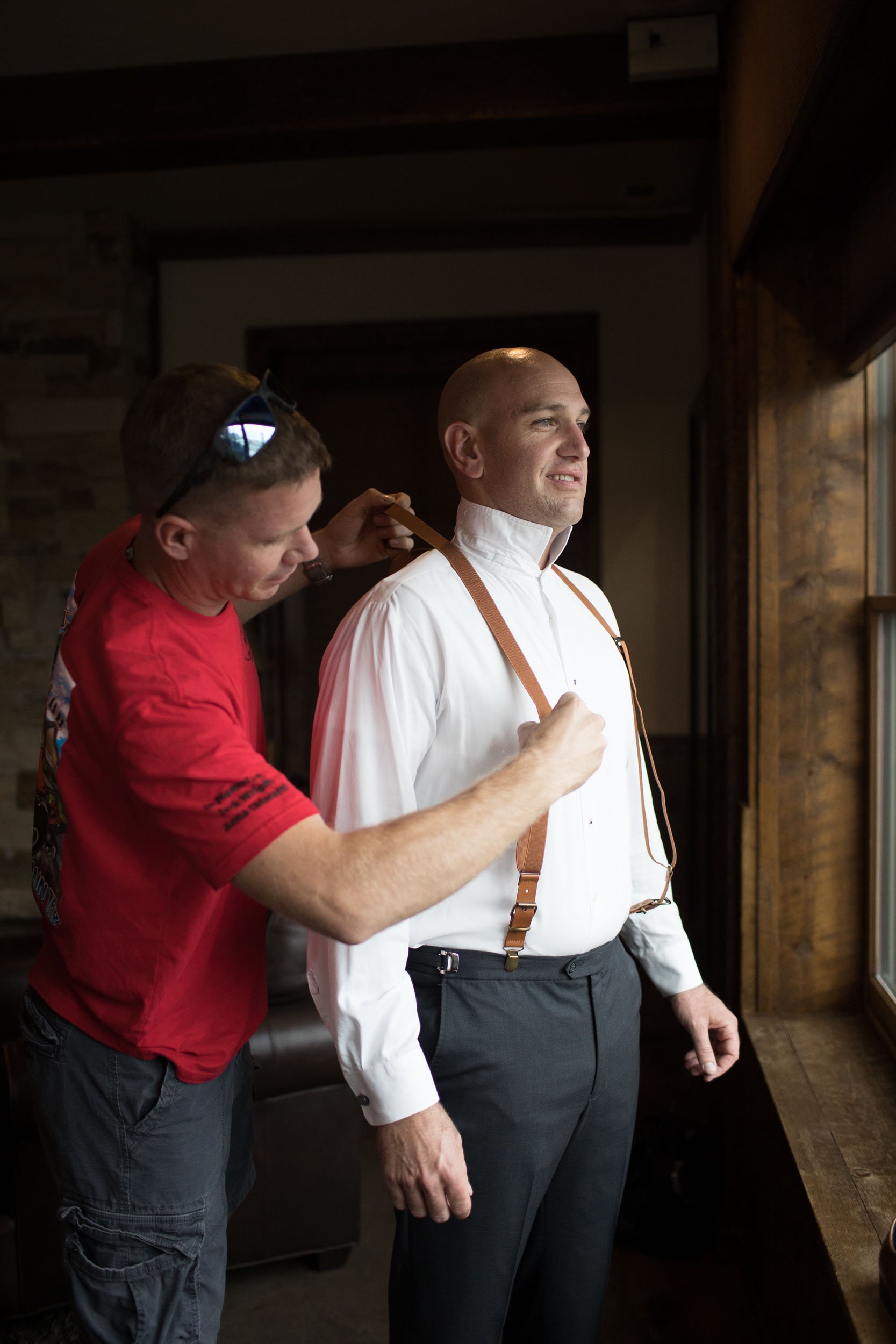 Groom portraits at Spruce Mountain Ranch in Larkspur