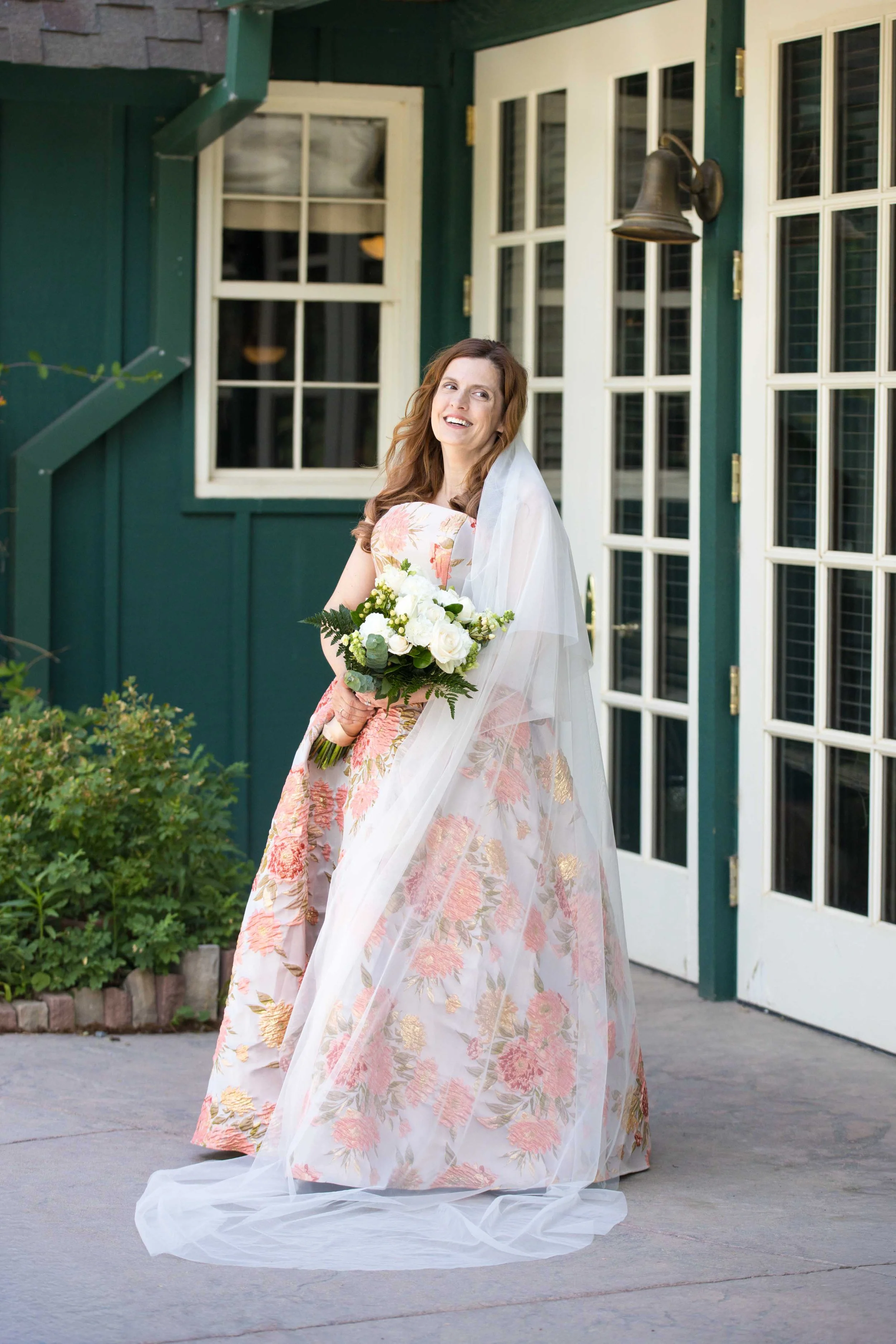 bridal portraits at Greenbriar Inn in Boulder