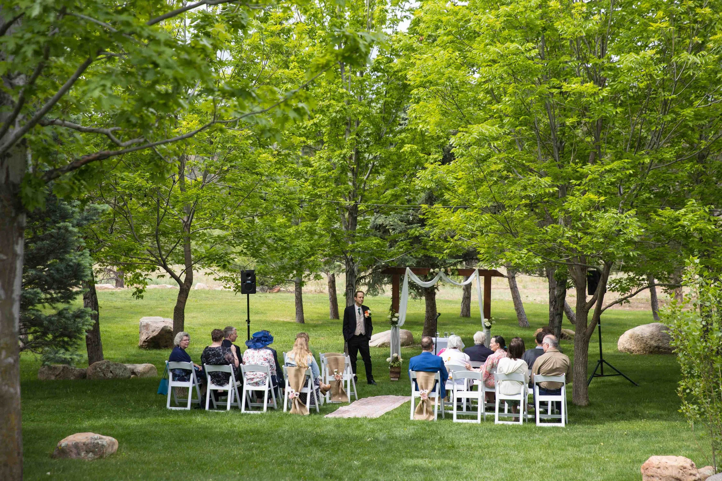 Cabin Lawn at Greenbriar Inn in Boulder