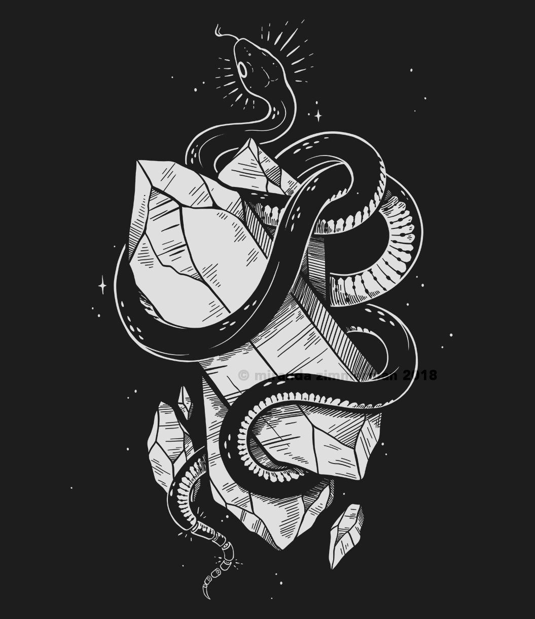 “Serpentine”, Digital, varying sizes