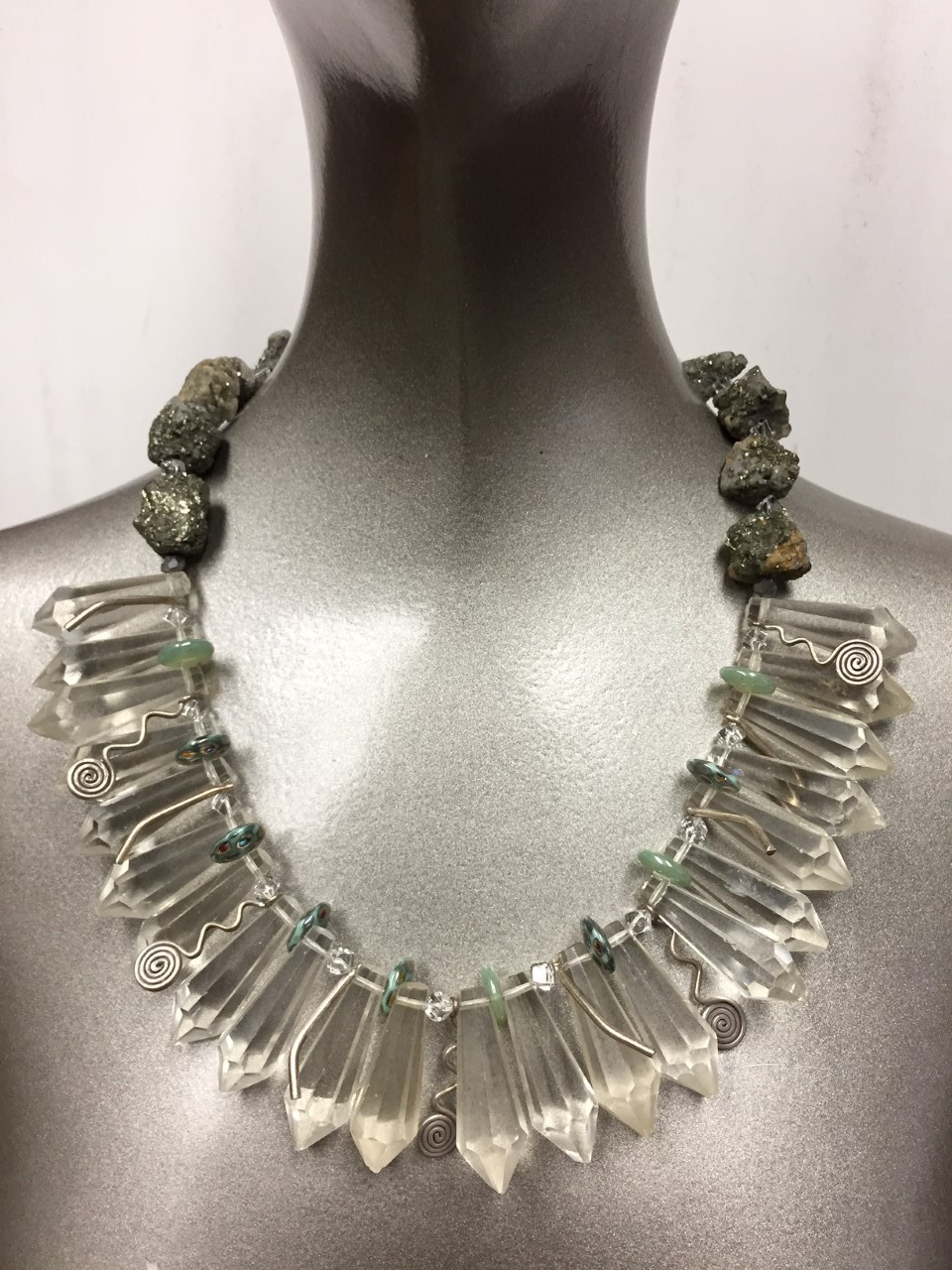 Crystal Chandelier Pieces & Titanium Infused Druzy