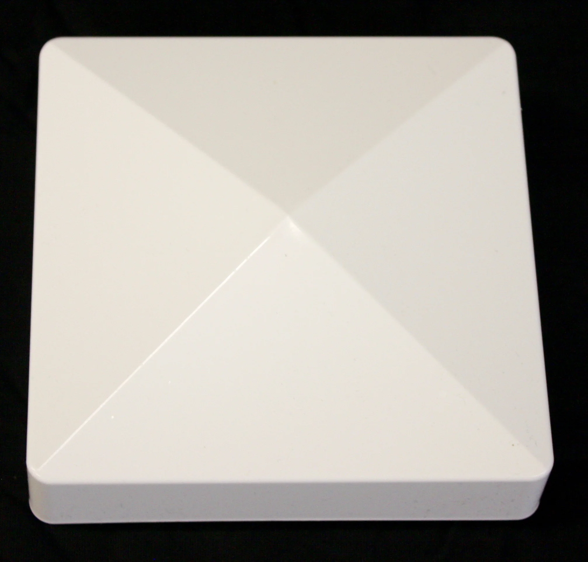 3 1/2 x 3 1/2 Vinyl Fence Pyramid Cap