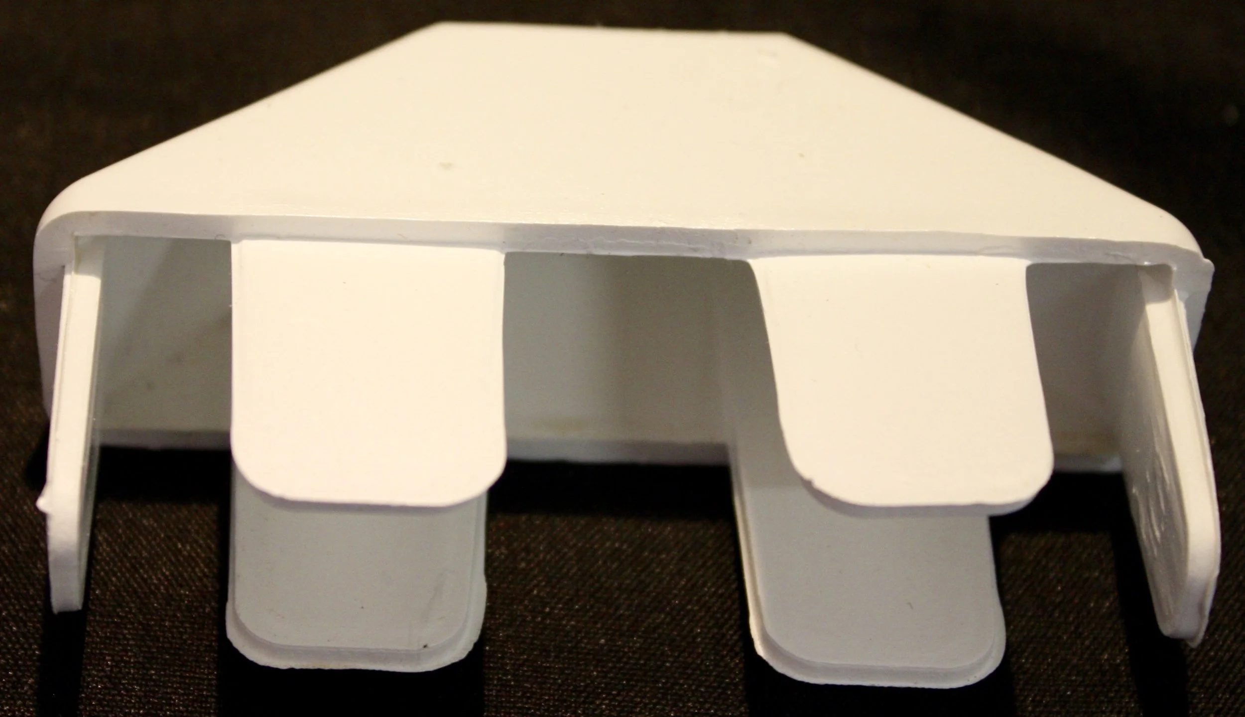 7/8 x 3 Dog Ear Vinyl Fence Picket Cap