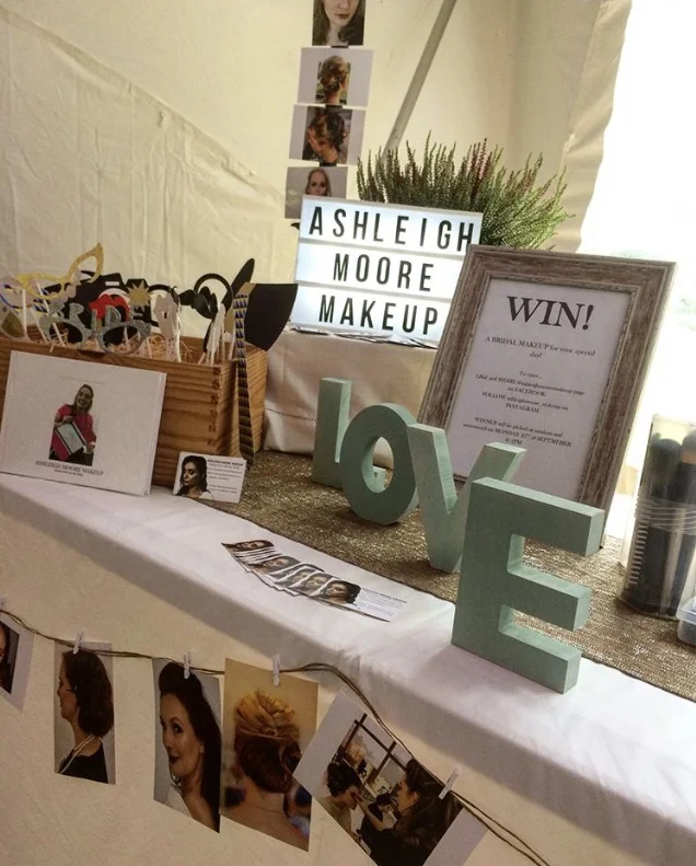 Ashleigh Moore Make Up looked fab at the Wedding Festial