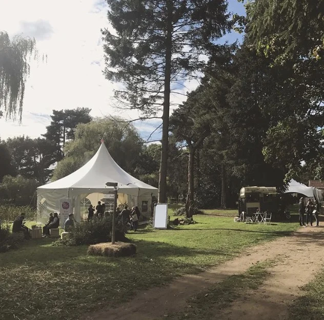 Hex Tent from Morton Event Hire Pic from By Mitre Farm