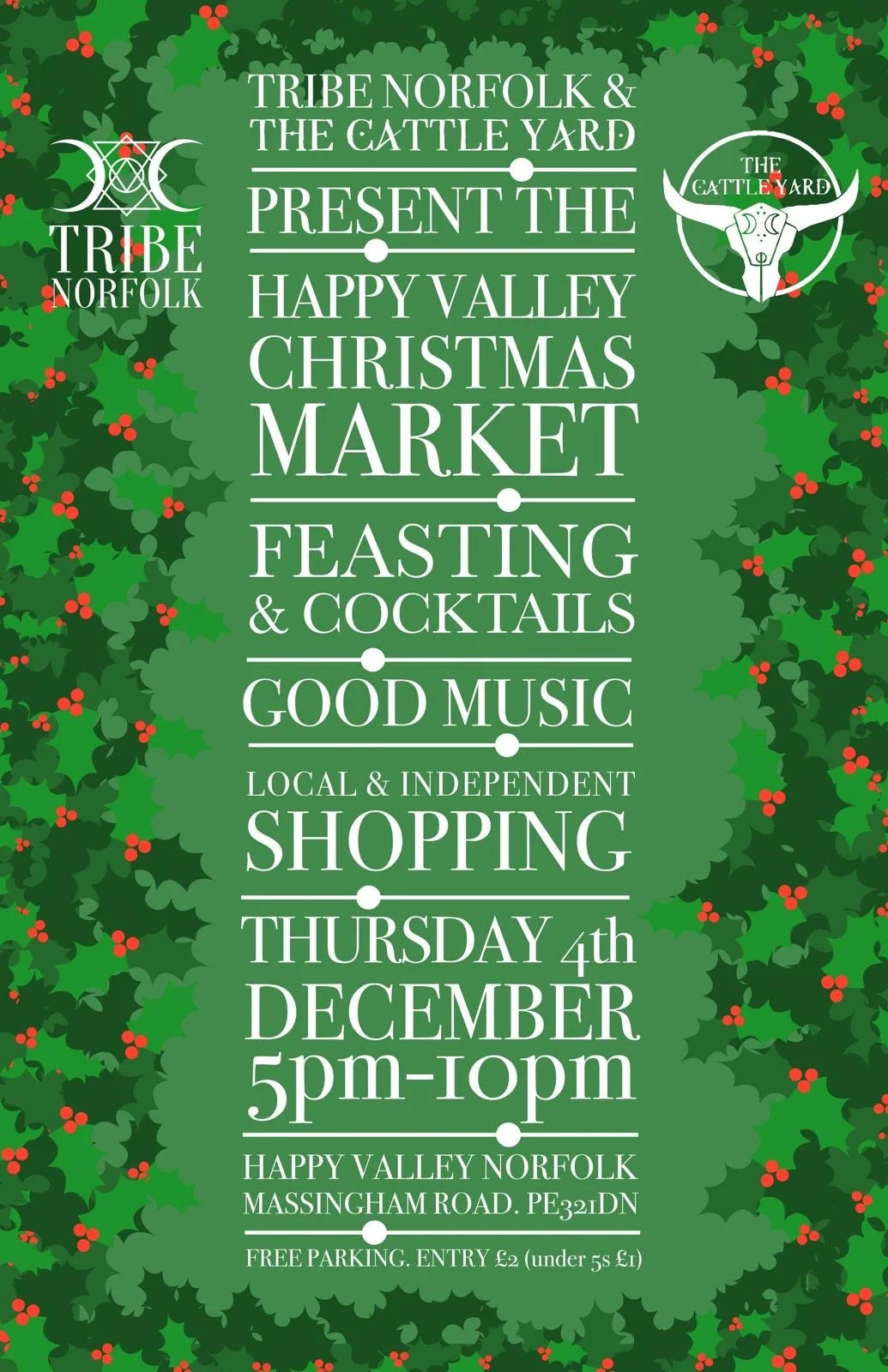 Happy Valley Norfolk Late Night Christmas Market 4th December 2025
