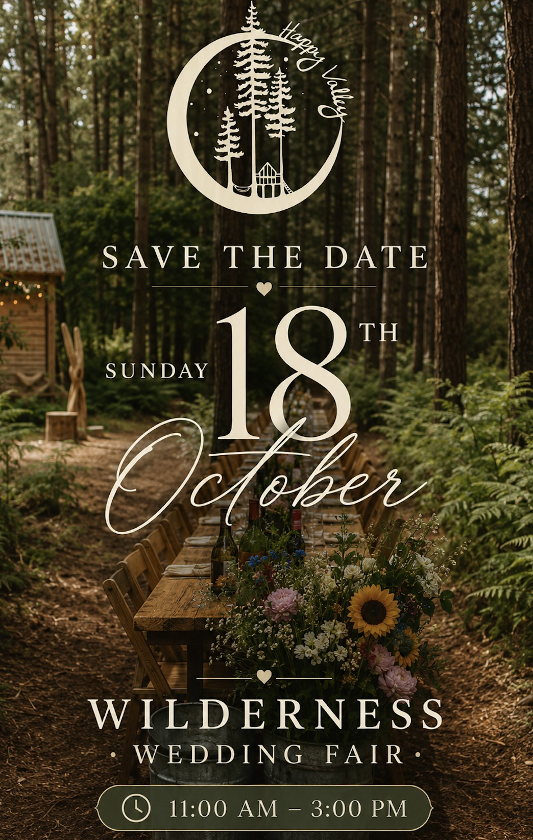 Wilderness Wedding Fair at Happy Valley Norfolk 18th October 2026