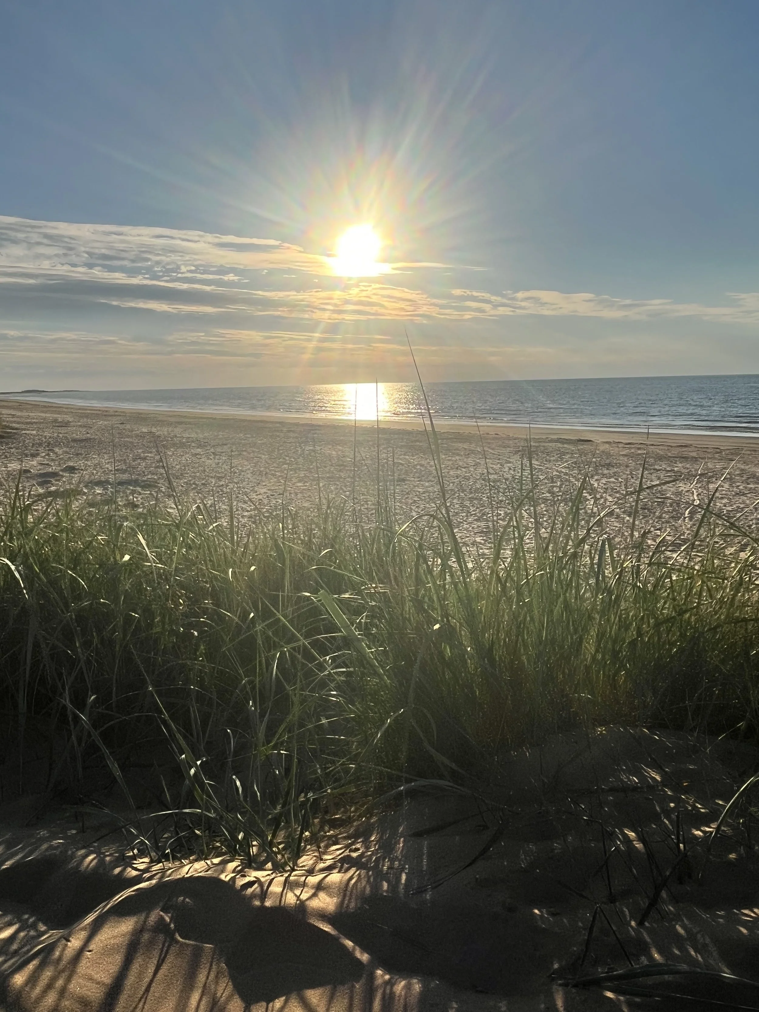 Norfolk beach wild swimming spot