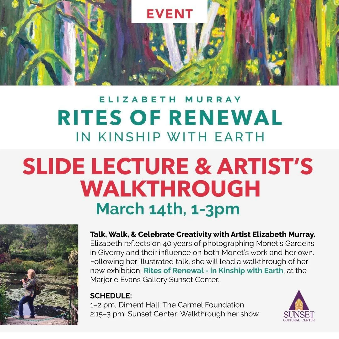 I&rsquo;ve been working really hard on this slideshow. I&rsquo;m giving tomorrow about Monet&rsquo;s garden being his Muse and mine- after 40 years, I have to realize all my photographing and lecturing and writing and teaching in his garden has influ