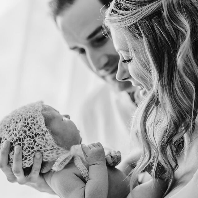 How sweet are these memories to look back on. Mom &amp; Dad enamored with baby girl. Their  hearts will never be the same again💕